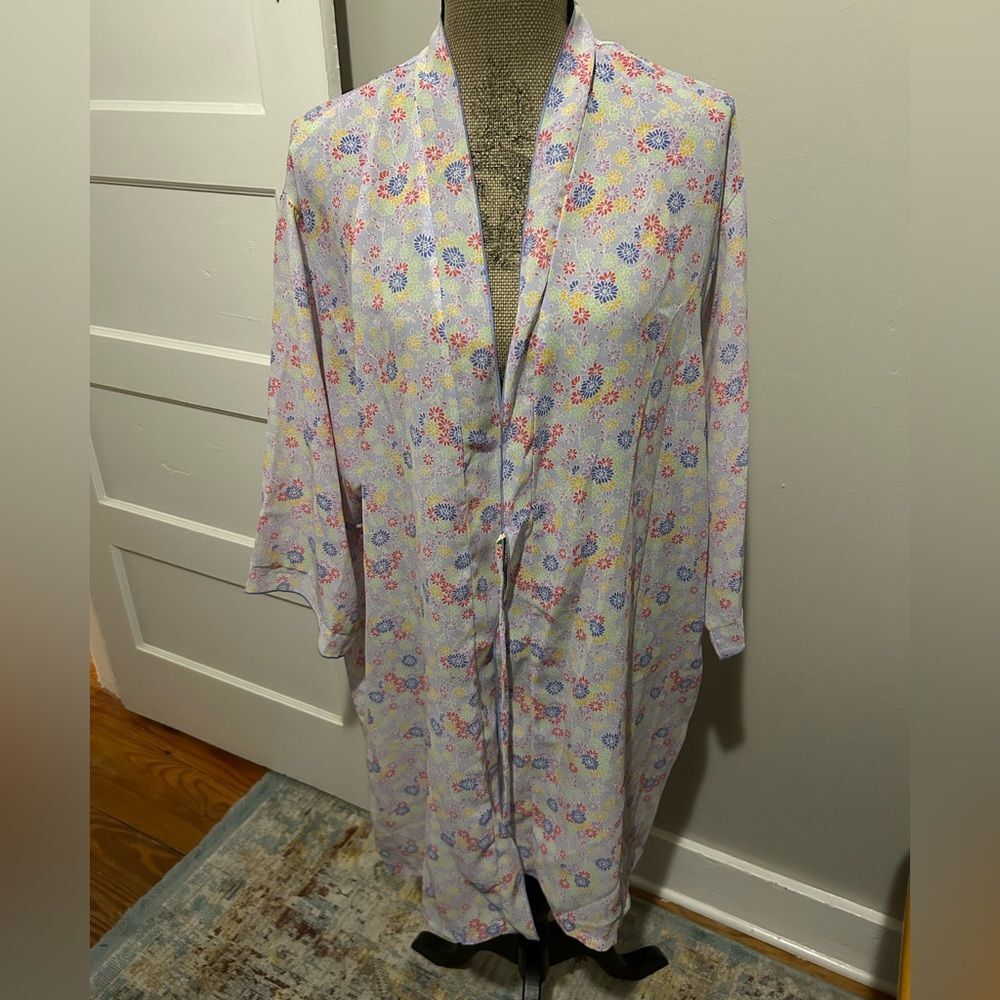 Murano Purple and Yellow Robe Intimates & Sleepwear